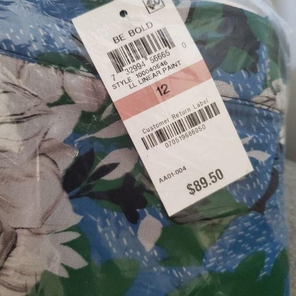 INC Tiered Floral-Print Skirt - Picture 3 of 4